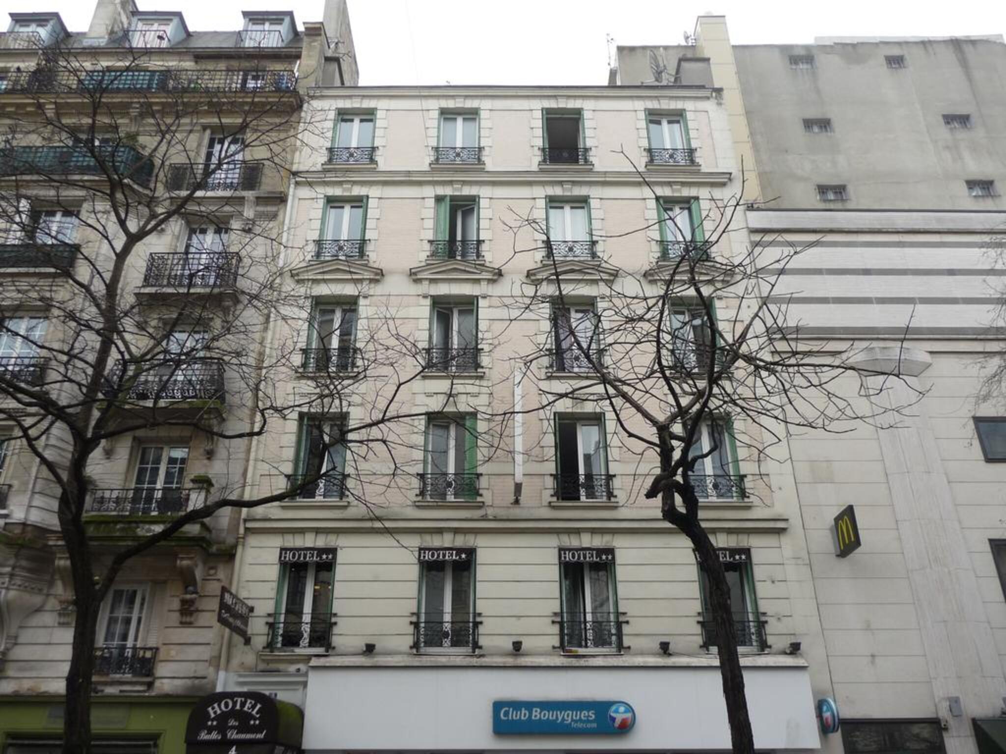 Hotel Des Buttes Chaumont Париж Екстериор снимка