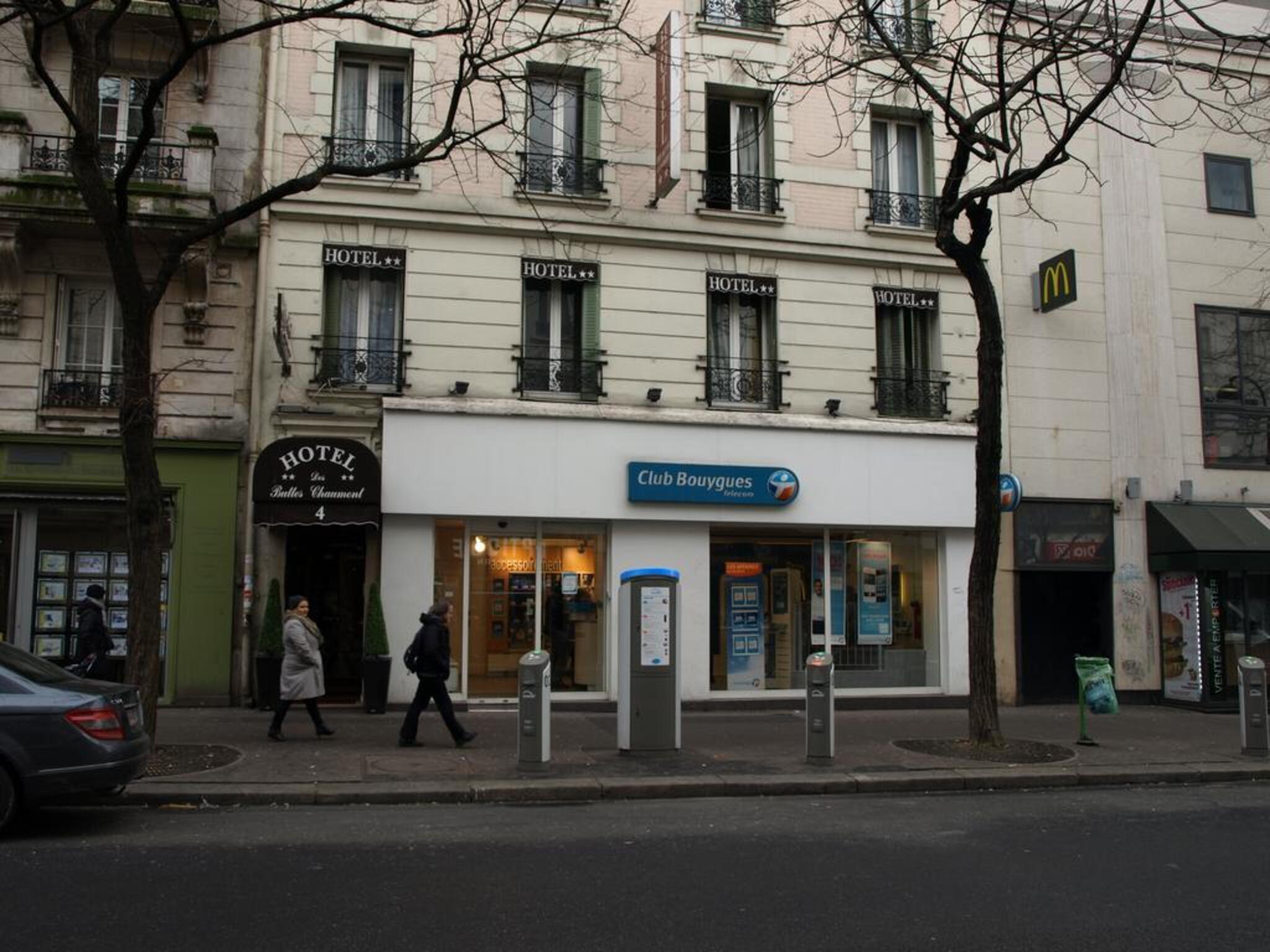 Hotel Des Buttes Chaumont Париж Екстериор снимка
