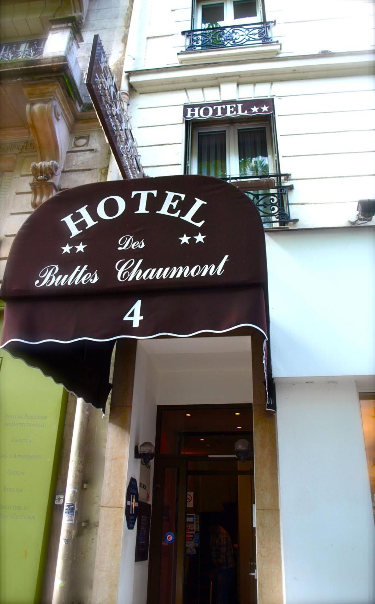 Hotel Des Buttes Chaumont Париж Екстериор снимка